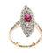 Bague 53 Rouge romantique : l'attrait intemporel d'une bague en rubis victorienne 58 Facettes 22298-0136