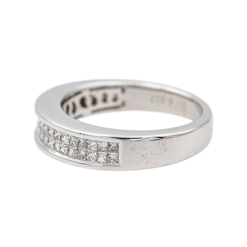 Bague 49 Bague Or blanc Diamant 58 Facettes 3557066CN