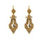 Boucles d'oreilles Pendants d'oreilles or jaune, perles 58 Facettes ALE4254