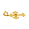 Pendentif Pendentif Croix Or jaune Saphir 58 Facettes 2622579CN