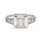 Bague 55 Bague Or blanc Diamant 58 Facettes 4084164CN