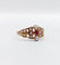Bague 50 Bague victorienne or rose 18k rubis et perles (circa 1880) 58 Facettes A05279