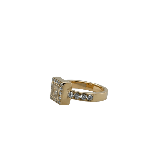 Bague 59 Chopard - Bague Or jaune Happy Diamonds 58 Facettes 1.0000538/2