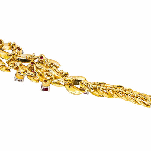 Collier Collier Or jaune Diamant, Rubis 58 Facettes 4314013CN