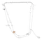 Collier HERMES - Ex-Libris - Sautoir en Argent et or rose 58 Facettes 58FC20