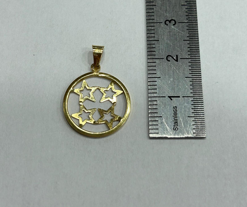 Pendentif Pendentif or jaune 58 Facettes LP732