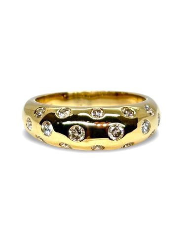 Bague 56 Bague or jaune et diamants 0,80 ct 58 Facettes 1074