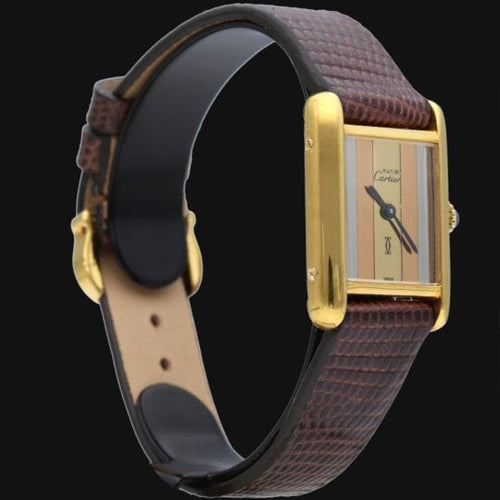 Montre Cartier Montre Tank Vermeil 58 Facettes MT42366