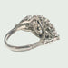 Ring 54 Contemporary ring in platinum and diamonds 58 Facettes Q929A