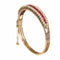 Bracelet Bijoux de la Grande Époque : Bracelet jonc victorien en rubis 58 Facettes 21273-0594