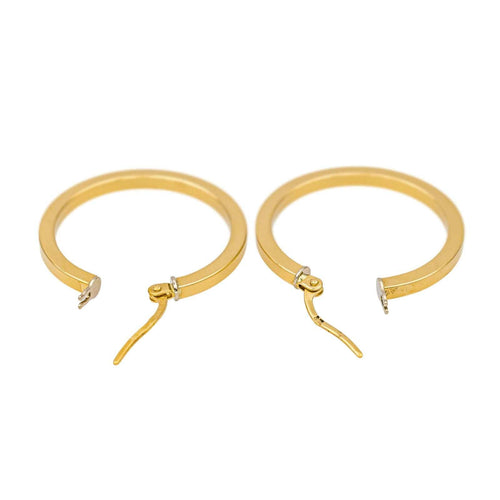 Boucles d'oreilles Boucles d'oreilles Créoles  Or jaune 58 Facettes 4659027CN