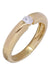 Ring 52 Solitaire diamond yellow gold 58 Facettes 083721