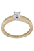 Bague 51 Solitaire 2 ors diamant 58 Facettes 093531