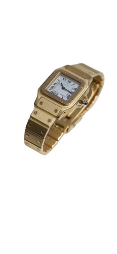 Montre Montre femme Cartier Santos en or 58 Facettes