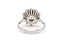 Bague 50 Bague contemporaine sertie de diamants taille brillant 1.35 ct en or blanc 18 carats 58 Facettes 23066