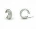 Boucles d'oreilles boucles d'oreilles créoles en or blanc 58 Facettes 7317