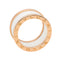 Bague 53 Bulgari Bague B.Zéro1 Or rose 58 Facettes 4166997RV