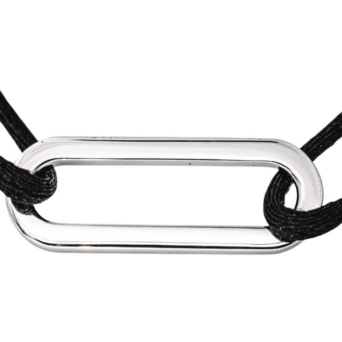 Bracelet Dinh Van Bracelet Cordon Maillon Or blanc 58 Facettes 4550214RV