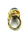 Bague 53 GILBERT ALBERT. Bague or jaune et saphir cabochon 58 Facettes