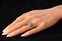 Bague 54 Amour éternel déco : Romance avec une bague en diamant et rubis 58 Facettes 23249-0100