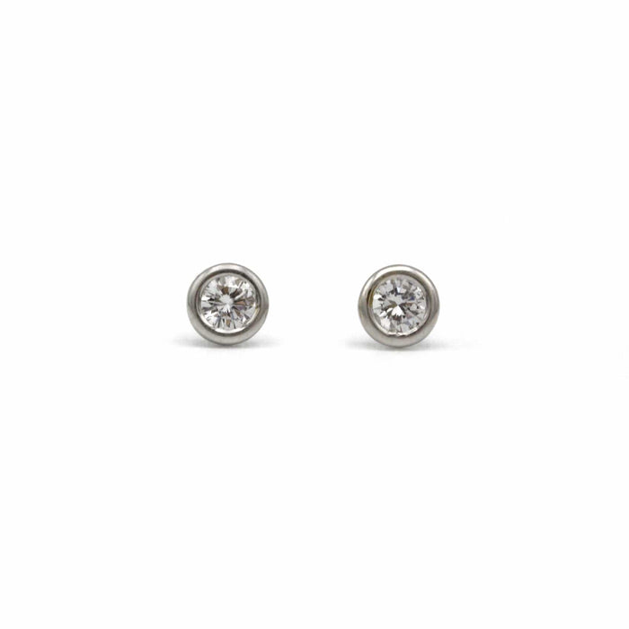 Boucles d'oreilles Boucles d'oreilles or blanc & diamants 58 Facettes 240203R