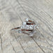 Bague 56 Bague diamants en or blanc 58 Facettes 228