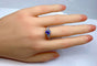 Bague 56 Bague saphir et diamants vers 1900 58 Facettes AB306