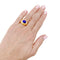 Bague 50 Bague Boucheron,"Jaïpur", or jaune, lapis-lazuli. 58 Facettes 34862