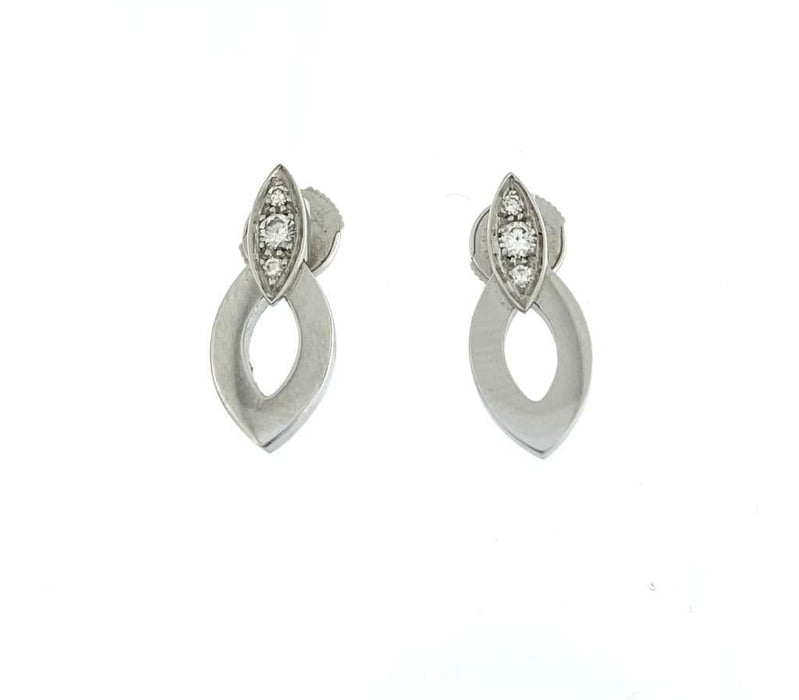 Boucles d'oreilles Cartier - Boucles d'Oreilles Diadea Or Blanc et Diamants 58 Facettes