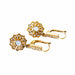 Boucles d'oreilles Boucles d'oreilles en or avec diamants 58 Facettes Q101B