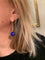 Boucles d'oreilles Boucles d’Oreilles Lapis-Lazuli & Or Jaune 58 Facettes BO194