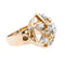 Bague 54 Bague Cocktail Or jaune, Platine Diamant 58 Facettes 2307606CN