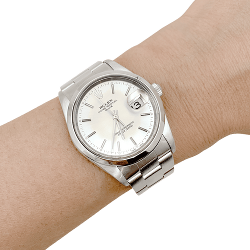 Montre Montre Rolex, "Oyster Perpetual Date", acier. 58 Facettes 34562