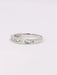 Bague 51 Alliance or blanc diamants baguette 58 Facettes J366