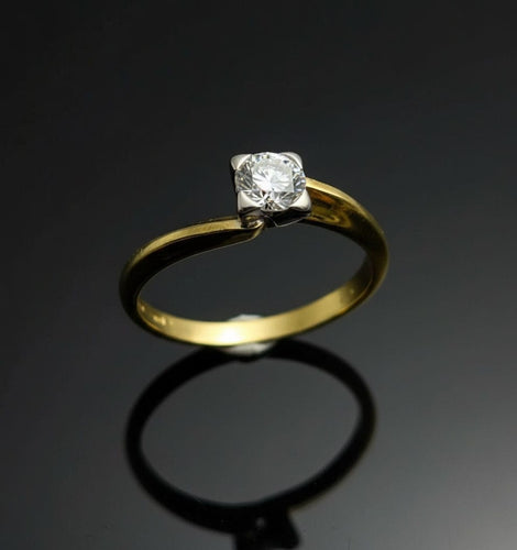 Bague Bague solitaire Salvini avec diamant de 0,40 ct. 58 Facettes