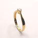 Ring 54 Solitaire ring Yellow gold and Diamond 58 Facettes
