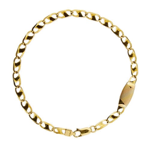 Bracelet Bracelet homme avec plaque 58 Facettes 28509