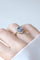 Bague 55 Bague Marguerite ancienne Saphir de Ceylan 1,50 Ct et Diamants 58 Facettes