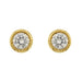 Boucles d'oreilles Boucles d'oreilles or jaune diamants 58 Facettes 36135