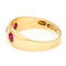 Bague 56 Bague gitane en or jaune, diamant et rubis 58 Facettes CCBAD7DB879D4A76BDBCF47059EFEFA2