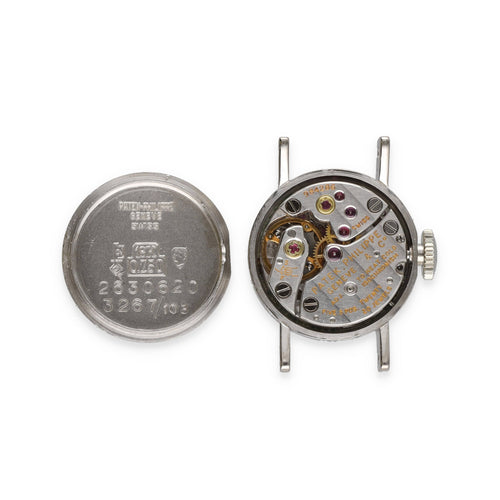 Montre PATEK PHILIPPE - Montre Dame or gris diamants – 1960's 58 Facettes