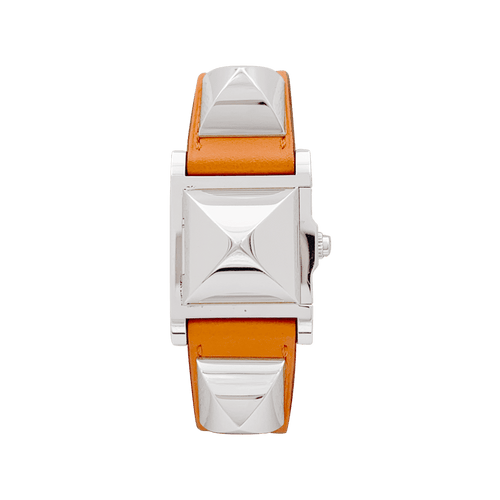 Montre Montre Hermès "Médor" acier, cuir. 58 Facettes 34361