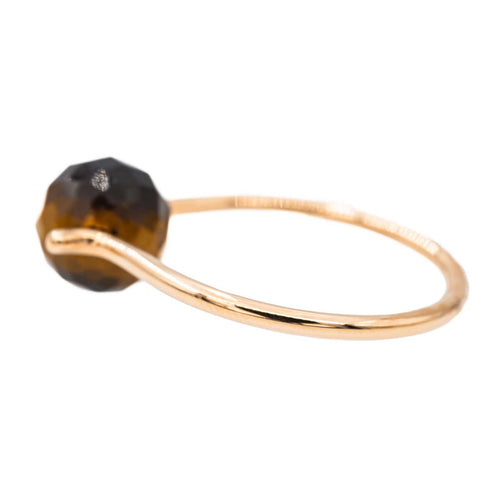 Bague 57 Bague Or jaune Œil de tigre 58 Facettes 2883062CN