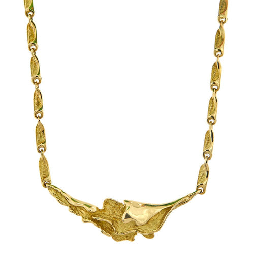 Collier Collier feuille 58 Facettes 34514
