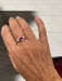 Bague 55 Belle Epoque Certified Burma Ruby No Heat Diamond Engraved Gold Ring 58 Facettes