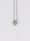 Collier CHAUMET Collier solitaire or blanc diamant 0,25 carat 58 Facettes J289