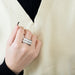 Bague 56 BAGUE CHANEL ULTRA, OR BLANC ET CERAMIQUE. 58 Facettes BO/240008//