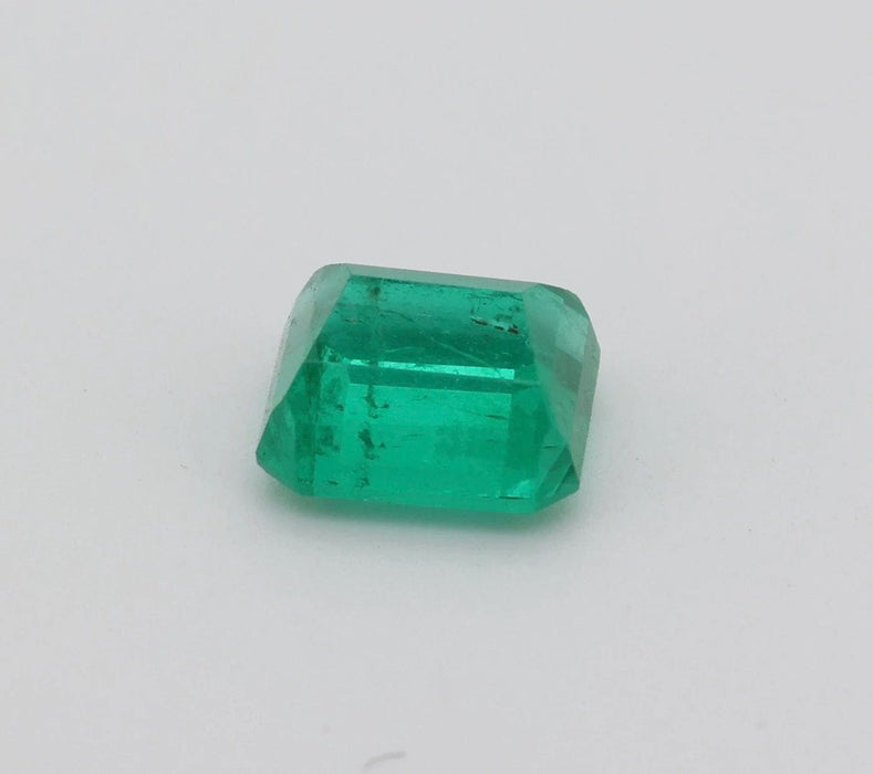 Gemstone Emeraude 1.55cts du Brésil certificat Bellérophon 58 Facettes 471