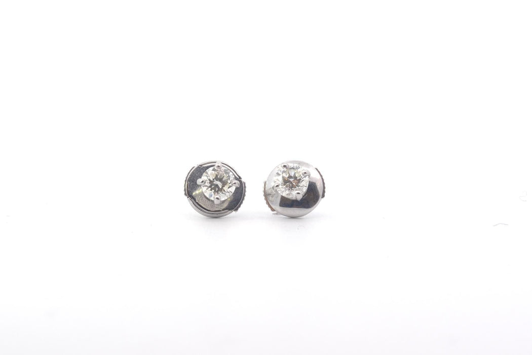 Boucles d'oreilles Boucles d’oreilles puces diamants 0.58ct 58 Facettes 25734 25704b