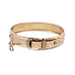 Bracelet Cuff Bracelet Belt Rose Gold and Pearls 58 Facettes REF2327-58